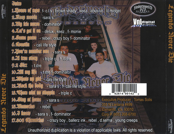 Legends Never Die Chicano Rap Legends Never Die Chicano Rap